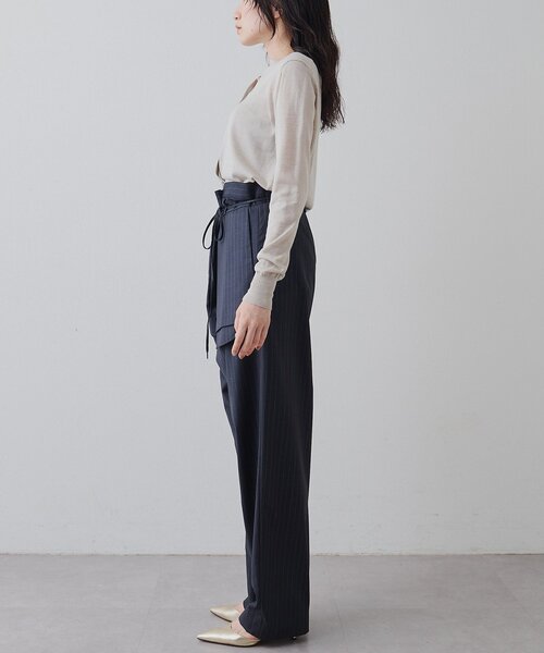 Whim Gazette（ウィムガゼット）の「16Gテンジクカーディガン（カーディガン/ボレロ・レディース・ブルー系その他/ライトベージュ/グレー・FREE）」の5枚目の写真