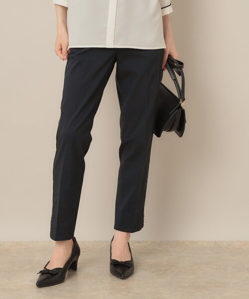 couture brooch（クチュールブローチ）の「ポイントパール調ハイパーストレッチパンツ（その他パンツ・レディース・ブラック系1/ネイビー/ブラック・36/38/40/42）」の3枚目の写真