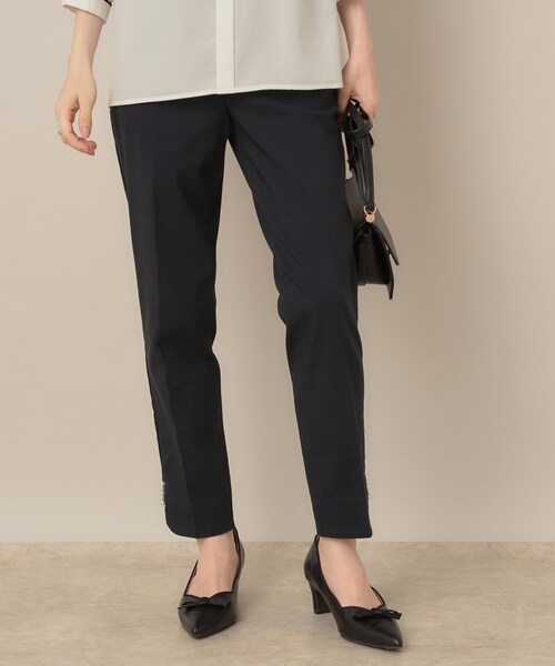 couture brooch（クチュールブローチ）の「ポイントパール調ハイパーストレッチパンツ（その他パンツ・レディース・ブラック系1/ネイビー/ブラック・36/38/40/42）」の10枚目の写真