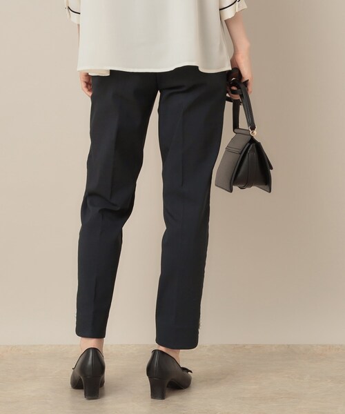 couture brooch（クチュールブローチ）の「ポイントパール調ハイパーストレッチパンツ（その他パンツ・レディース・ブラック系1/ネイビー/ブラック・36/38/40/42）」の12枚目の写真