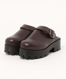 【厚底】トラックソールクロッグサンダル 1130WK