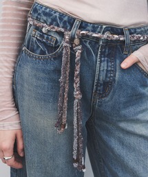 tageechita | 【tageechita】ヴィンテージ風 ビーズ×編み込み デザインウエストチェーン(ベルト)