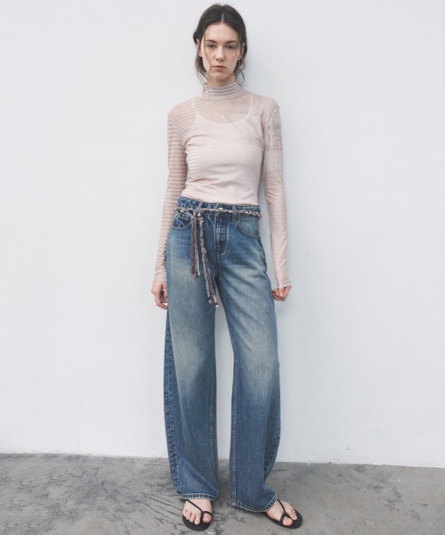 tageechita(タジチタ)の「【tageechita】ヴィンテージ風 ビーズ×編み込み デザインウエストチェーン(ベルト・レディース・アッシュブラウン・FREE)」の11枚目の写真