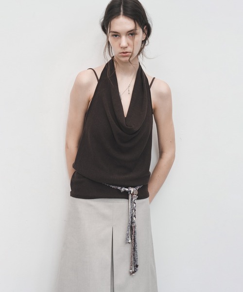 tageechita(タジチタ)の「【tageechita】ヴィンテージ風 ビーズ×編み込み デザインウエストチェーン(ベルト・レディース・アッシュブラウン・FREE)」の12枚目の写真