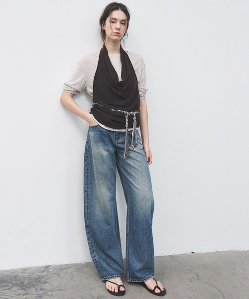 tageechita(タジチタ)の「【tageechita】ヴィンテージ風 ビーズ×編み込み デザインウエストチェーン(ベルト・レディース・アッシュブラウン・FREE)」の14枚目の写真