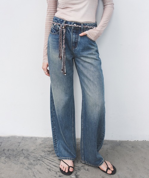 tageechita(タジチタ)の「【tageechita】ヴィンテージ風 ビーズ×編み込み デザインウエストチェーン(ベルト・レディース・アッシュブラウン・FREE)」の15枚目の写真