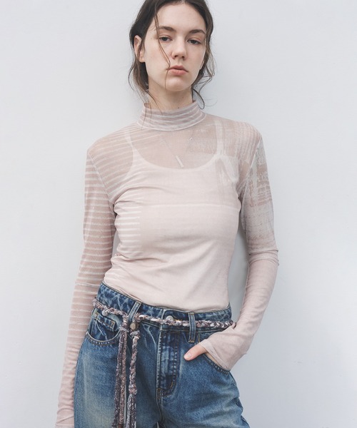 tageechita(タジチタ)の「【tageechita】ヴィンテージ風 ビーズ×編み込み デザインウエストチェーン(ベルト・レディース・アッシュブラウン・FREE)」の20枚目の写真