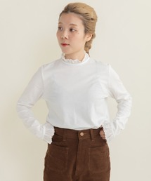 Dot＆Stripes CHILD WOMAN | 30/1天竺 チェリーレースプルオーバー(Tシャツ/カットソー)