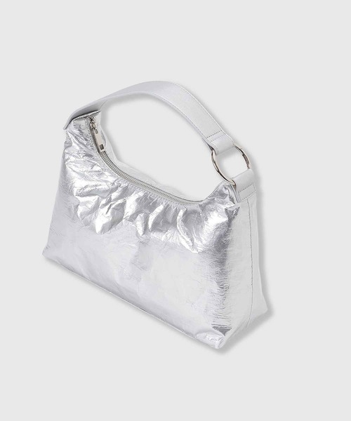 THINGS THAT MATTER（シングス ザット マター）の「TYVEK 2WAY BAG / タイベックツーウェイバッグ（ショルダーバッグ・レディース・クリーム/シルバー/ブラック・FREE）」の12枚目の写真