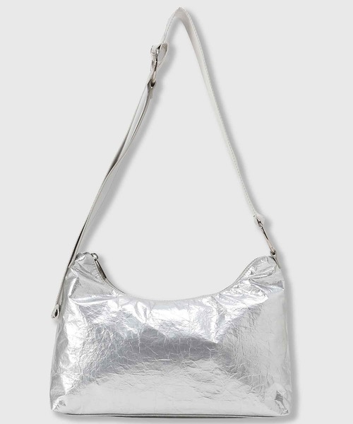 THINGS THAT MATTER（シングス ザット マター）の「TYVEK 2WAY BAG / タイベックツーウェイバッグ（ショルダーバッグ・レディース・クリーム/シルバー/ブラック・FREE）」の8枚目の写真