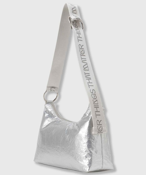 THINGS THAT MATTER（シングス ザット マター）の「TYVEK 2WAY BAG / タイベックツーウェイバッグ（ショルダーバッグ・レディース・クリーム/シルバー/ブラック・FREE）」の9枚目の写真