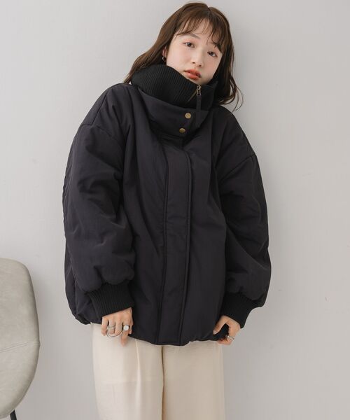 RETRO GIRL（レトロガール）の「襟リブショートモンスター（その他アウター・レディース・ナチュラル/ブラック/ベージュ・FREE）」の13枚目の写真