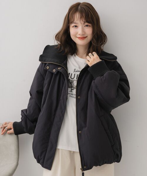 RETRO GIRL（レトロガール）の「襟リブショートモンスター（その他アウター・レディース・ナチュラル/ブラック/ベージュ・FREE）」の17枚目の写真