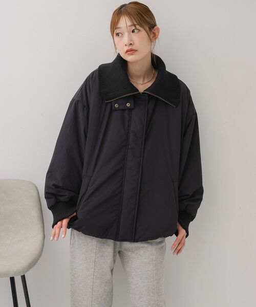 RETRO GIRL（レトロガール）の「襟リブショートモンスター（その他アウター・レディース・ナチュラル/ブラック/ベージュ・FREE）」の21枚目の写真