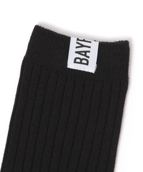 BAYFLOW(ベイフロー)の「ピスツキカラーリブソックス(ソックス/靴下・レディース・イエロー/ブラウン/ブラック/レッド・FREE)」の5枚目の写真