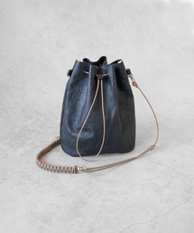 SENTI（センティ）の「SENTI Dyneema(R)  Leather DRAWSTRING 2WAYBAG / 超軽量ダイニーマレザードローストリング2WAYバッグ（ショルダーバッグ）」
