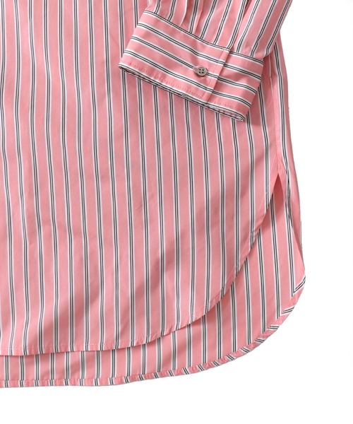 venit(ヴェニット)の「VENIT / stripe taffeta blouse(ストライプタフタブラウス VEG-5506-A)(シャツ/ブラウス・レディース・ピンク・38)」の13枚目の写真