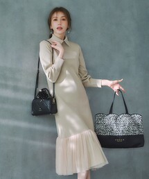 TOCCA♡ Aライン ワンピース 長袖 TOCCA｜トッカのワンピース（長袖）通販 - ZOZOTOWN