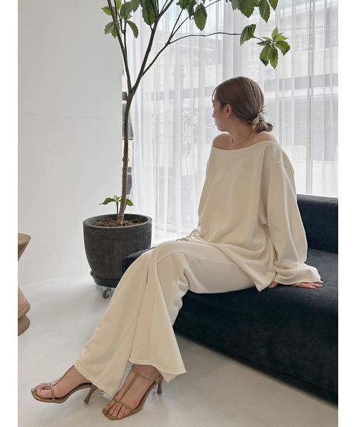 styling/(スタイリング)の「【S/S(エスバイエス)】スウェットパンツ<ウォッシャブル・UV>(スウェットパンツ・レディース・ブラック/オフホワイト/グレー・0/1/00)」の10枚目の写真