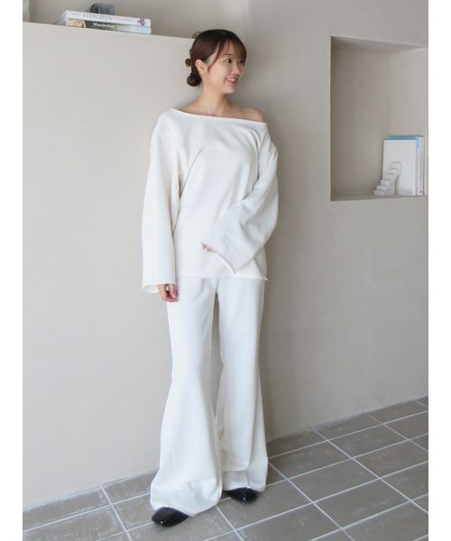 styling/(スタイリング)の「【S/S(エスバイエス)】スウェットパンツ<ウォッシャブル・UV>(スウェットパンツ・レディース・ブラック/オフホワイト/グレー・0/1/00)」の22枚目の写真