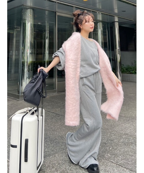 styling/(スタイリング)の「【S/S(エスバイエス)】スウェットパンツ<ウォッシャブル・UV>(スウェットパンツ・レディース・ブラック/オフホワイト/グレー・0/1/00)」の3枚目の写真