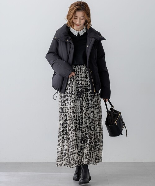 23区(ニジュウサンク)の「【洗える】エンブロイダリー フラワーレースコンビ ニット(ニット/セーター・レディース・ブラック系/グレー系/ネイビー系・38/40)」の19枚目の写真