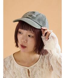 ehka sopo | ウォッシュ加工刺繍キャップ(ハット)