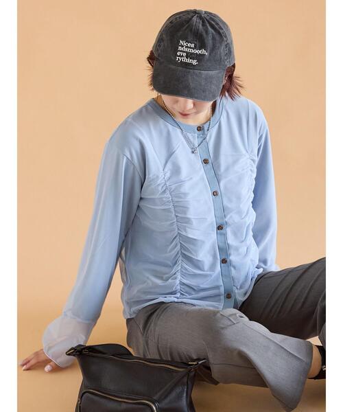 ehka sopo（エヘカソポ）の「ウォッシュ加工刺繍キャップ（ハット・レディース・グリーン/ブラウン/ブラック・F）」の15枚目の写真