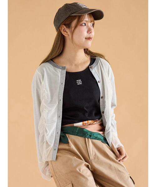 ehka sopo（エヘカソポ）の「ウォッシュ加工刺繍キャップ（ハット・レディース・グリーン/ブラウン/ブラック・F）」の16枚目の写真