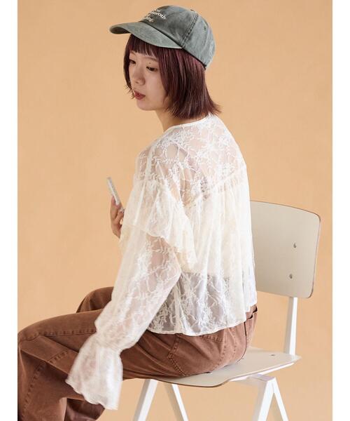 ehka sopo（エヘカソポ）の「ウォッシュ加工刺繍キャップ（ハット・レディース・グリーン/ブラウン/ブラック・F）」の22枚目の写真