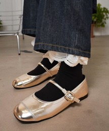 メリージェーン　フラット　パンプス【SUGAR SUGAR シュガーシュガー】軽量　ぺたんこ　9206