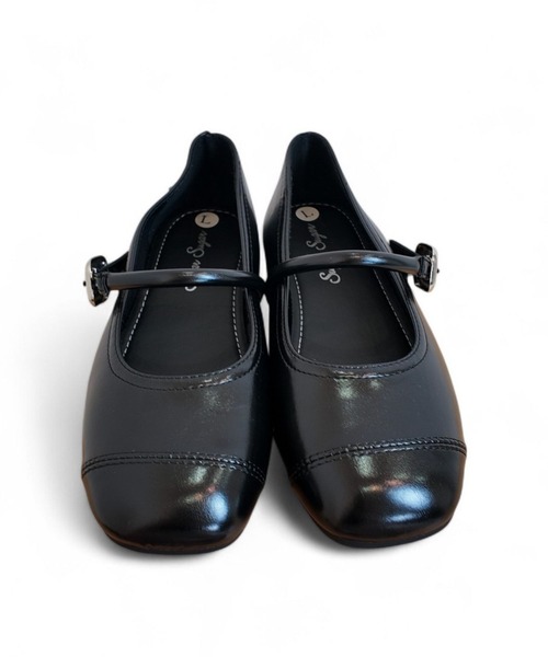 Sugar Sugar（シュガーシュガー）の「メリージェーン　フラット　パンプス【SUGAR SUGAR シュガーシュガー】軽量　ぺたんこ　9206（バレエシューズ・レディース・ブラック/ダークブラウン/シルバー・S/M/L/LL）」の14枚目の写真