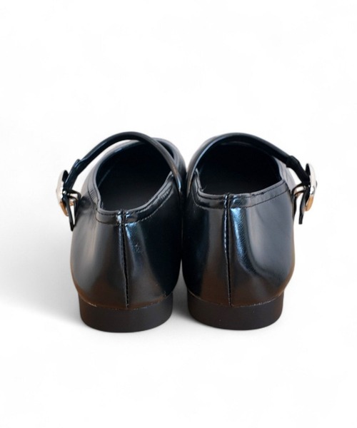 Sugar Sugar（シュガーシュガー）の「メリージェーン　フラット　パンプス【SUGAR SUGAR シュガーシュガー】軽量　ぺたんこ　9206（バレエシューズ・レディース・ブラック/ダークブラウン/シルバー・S/M/L/LL）」の15枚目の写真