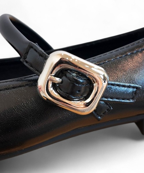 Sugar Sugar（シュガーシュガー）の「メリージェーン　フラット　パンプス【SUGAR SUGAR シュガーシュガー】軽量　ぺたんこ　9206（バレエシューズ・レディース・ブラック/ダークブラウン/シルバー・S/M/L/LL）」の22枚目の写真