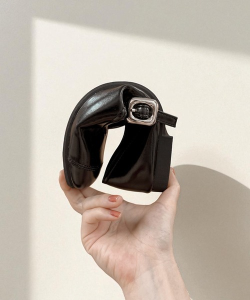 Sugar Sugar（シュガーシュガー）の「メリージェーン　フラット　パンプス【SUGAR SUGAR シュガーシュガー】軽量　ぺたんこ　9206（バレエシューズ・レディース・ブラック/ダークブラウン/シルバー・S/M/L/LL）」の21枚目の写真