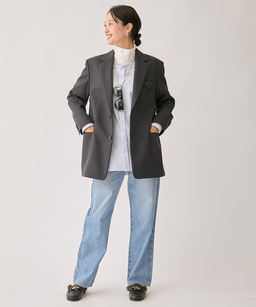 upperhights(アッパーハイツ)の「upper hights THE CECLIE 188316202/103316202(デニムパンツ・レディース・コバルトブルー/アイボリー・27/26/25/24/23)」の13枚目の写真