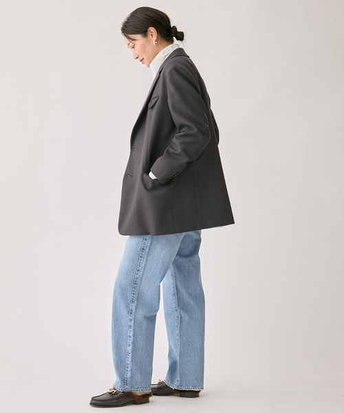 upperhights(アッパーハイツ)の「upper hights THE CECLIE 188316202/103316202(デニムパンツ・レディース・コバルトブルー/アイボリー・27/26/25/24/23)」の14枚目の写真