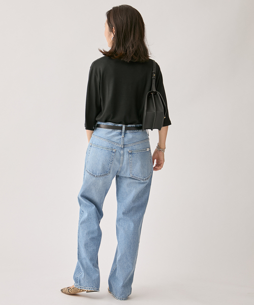 upperhights(アッパーハイツ)の「upper hights THE CECLIE 188316202/103316202(デニムパンツ・レディース・コバルトブルー/アイボリー・27/26/25/24/23)」の20枚目の写真