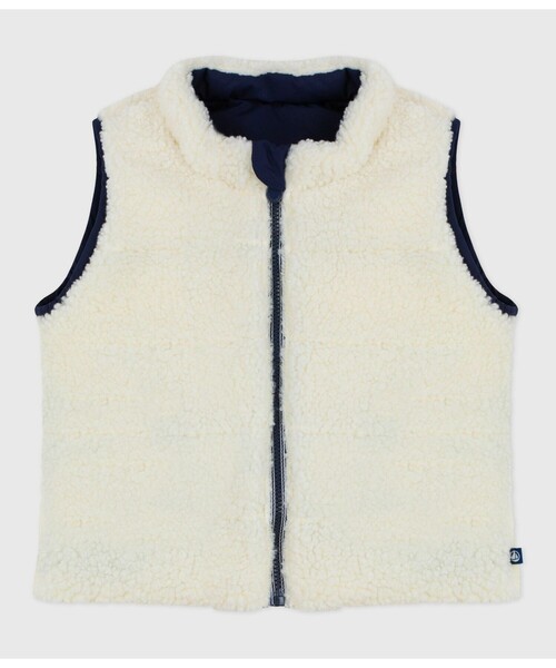 セール】リバーシブルキルティングベスト（ベスト）｜PETIT BATEAU
