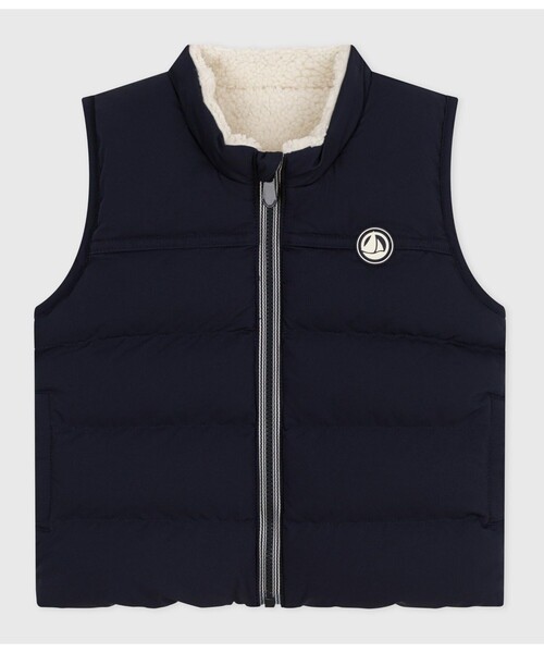 セール】リバーシブルキルティングベスト（ベスト）｜PETIT BATEAU