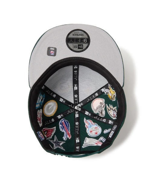 NEW ERA/ニューエラ キャップ 9FIFTY Team Logo Allover NFL ダーク