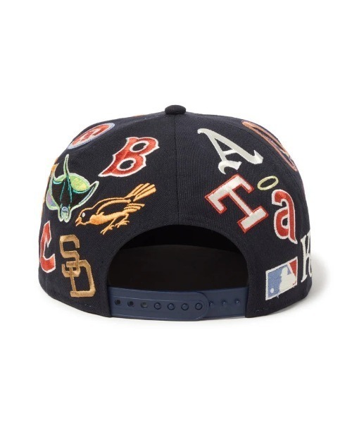 NEW ERA/ニューエラ キャップ 9FIFTY Team Logo Allover NFL ダーク