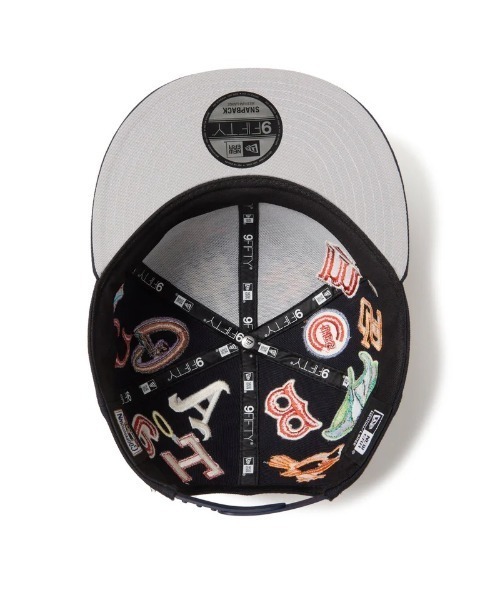 NEW ERA/ニューエラ キャップ 9FIFTY Team Logo Allover NFL ダーク