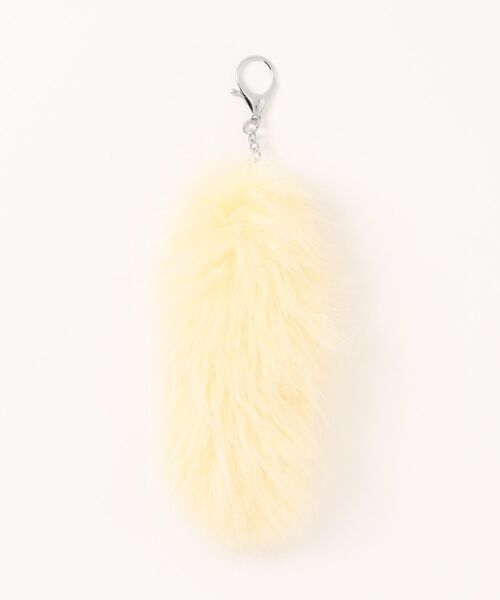repipi armario（レピピ アルマリオ）の「【NEW】フェイクファーミニテールチャーム（チャーム・キッズ・ホワイト/パープル系その他/ピンク/ピンク系その他/ブルー系/ブラウン/グレー/イエロー・FREE）」の6枚目の写真