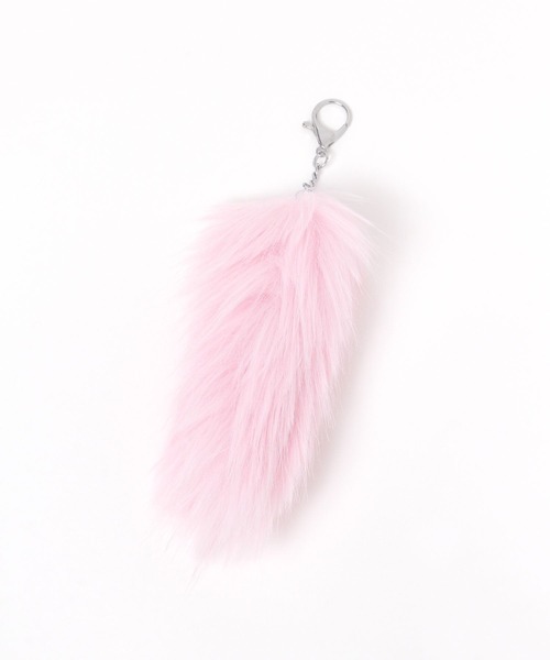 repipi armario（レピピ アルマリオ）の「【NEW】フェイクファーミニテールチャーム（チャーム・キッズ・ホワイト/パープル系その他/ピンク/ピンク系その他/ブルー系/ブラウン/グレー/イエロー・FREE）」の8枚目の写真