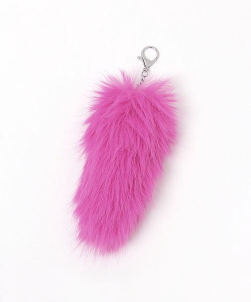 repipi armario（レピピ アルマリオ）の「【NEW】フェイクファーミニテールチャーム（チャーム・キッズ・ホワイト/パープル系その他/ピンク/ピンク系その他/ブルー系/ブラウン/グレー/イエロー・FREE）」の7枚目の写真