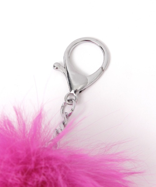 repipi armario（レピピ アルマリオ）の「【NEW】フェイクファーミニテールチャーム（チャーム・キッズ・ホワイト/パープル系その他/ピンク/ピンク系その他/ブルー系/ブラウン/グレー/イエロー・FREE）」の9枚目の写真