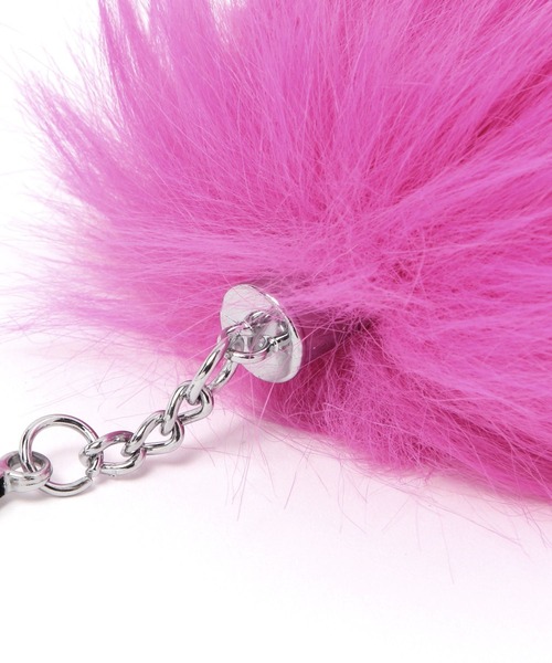 repipi armario（レピピ アルマリオ）の「【NEW】フェイクファーミニテールチャーム（チャーム・キッズ・ホワイト/パープル系その他/ピンク/ピンク系その他/ブルー系/ブラウン/グレー/イエロー・FREE）」の10枚目の写真