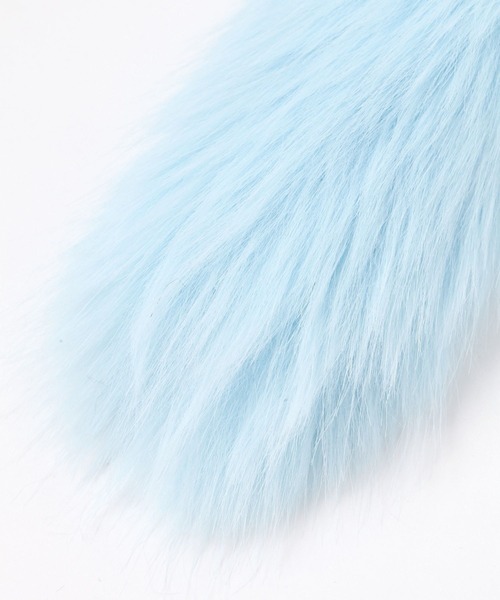 repipi armario（レピピ アルマリオ）の「【NEW】フェイクファーミニテールチャーム（チャーム・キッズ・ホワイト/パープル系その他/ピンク/ピンク系その他/ブルー系/ブラウン/グレー/イエロー・FREE）」の13枚目の写真