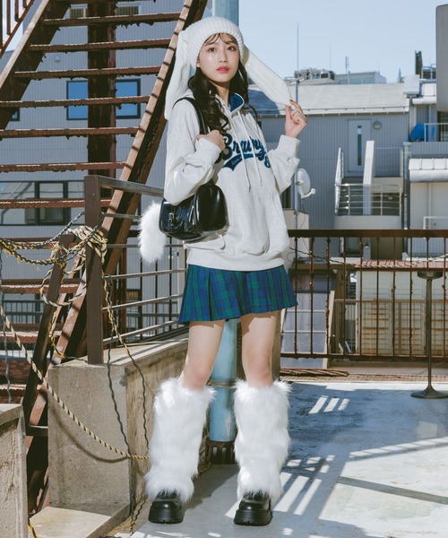 repipi armario（レピピ アルマリオ）の「【NEW】フェイクファーミニテールチャーム（チャーム・キッズ・ホワイト/パープル系その他/ピンク/ピンク系その他/ブルー系/ブラウン/グレー/イエロー・FREE）」の15枚目の写真